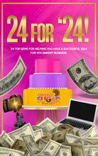 Load image into Gallery viewer, 24 for ‘24: 24 Too Gems for helping you have a successful year in your business

